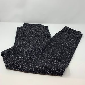 Lululemon Wunder Under 7/8 Magnetized Jacquard B&W